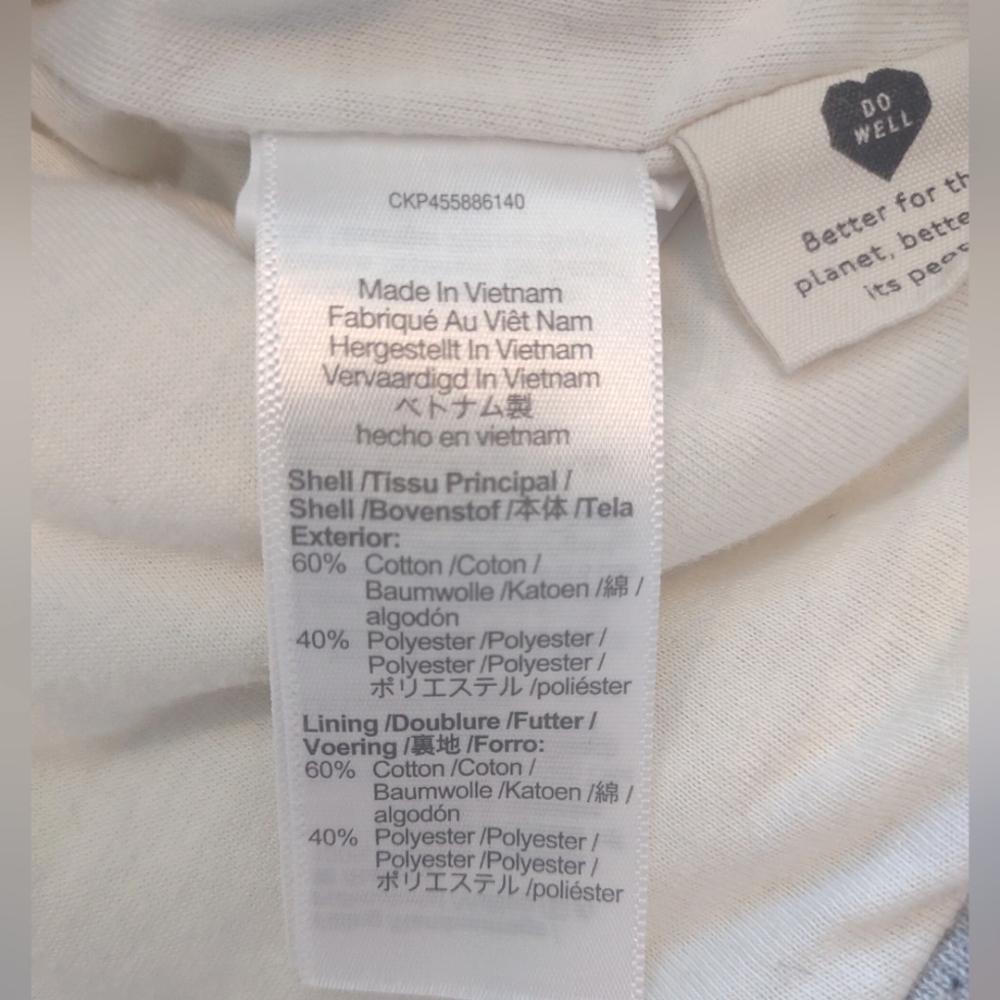 Madewell Shawl Collar Puffer Jacket - Gray Heather - XL - Picture 4 of 10